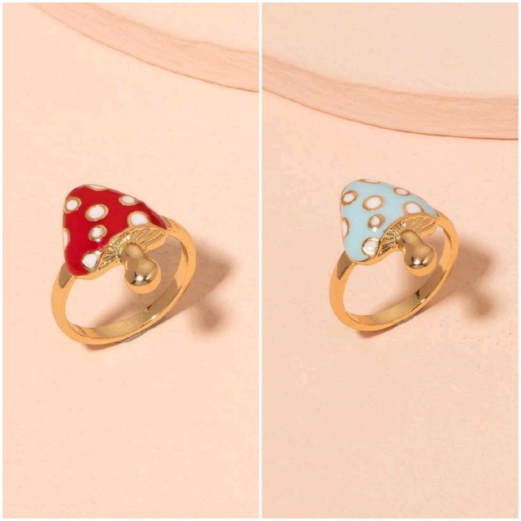 2 Mushroom Rings 22$